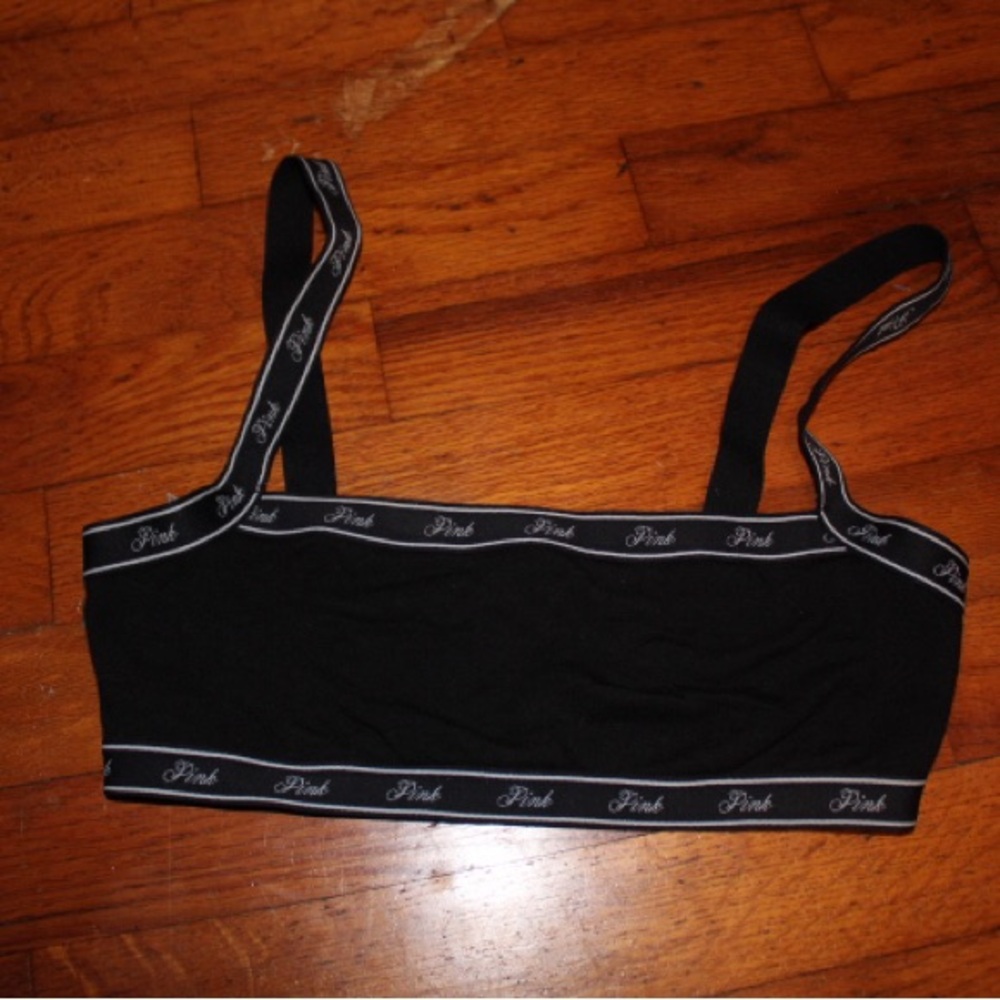 PINK Victoria's Secret Black Bandeau
